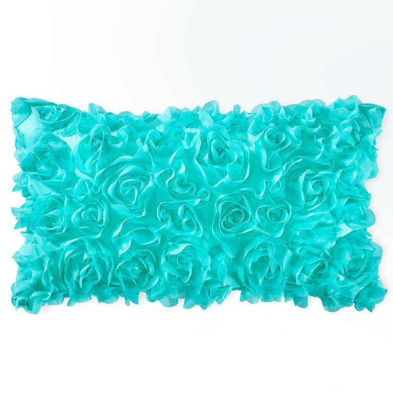 Microsuede Pillow Cover, Aqua
