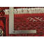 Tapis rouge unique de 3 pi 4 po x 4 pi 11 po One-of-a-Kind