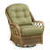 Fauteuil oscillant et pivotant Everglade