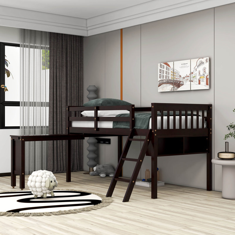 Lit pour enfant Middleburg, Espresso, Complète