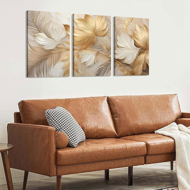 3 Piece Wrapped Canvas Print, 40 cm H x 30 cm W