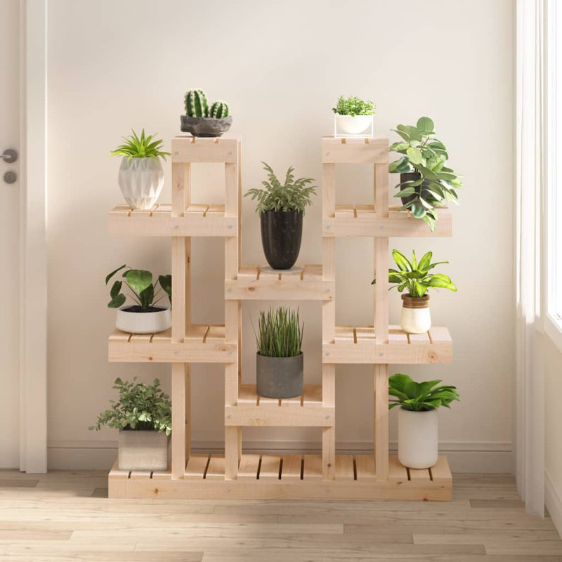 Trevett Wood Plant Stand, Natural