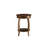 Aberta Walnut Finish Accent Table