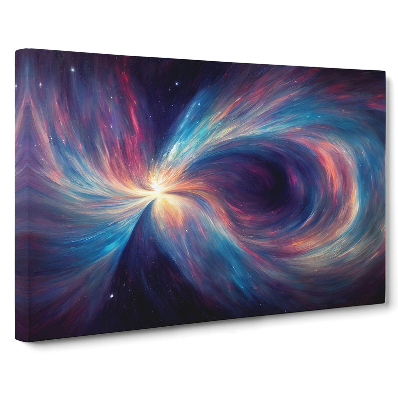 Universe Swirl - Wrapped Canvas, 40cm H x 60cm W x 3cm D