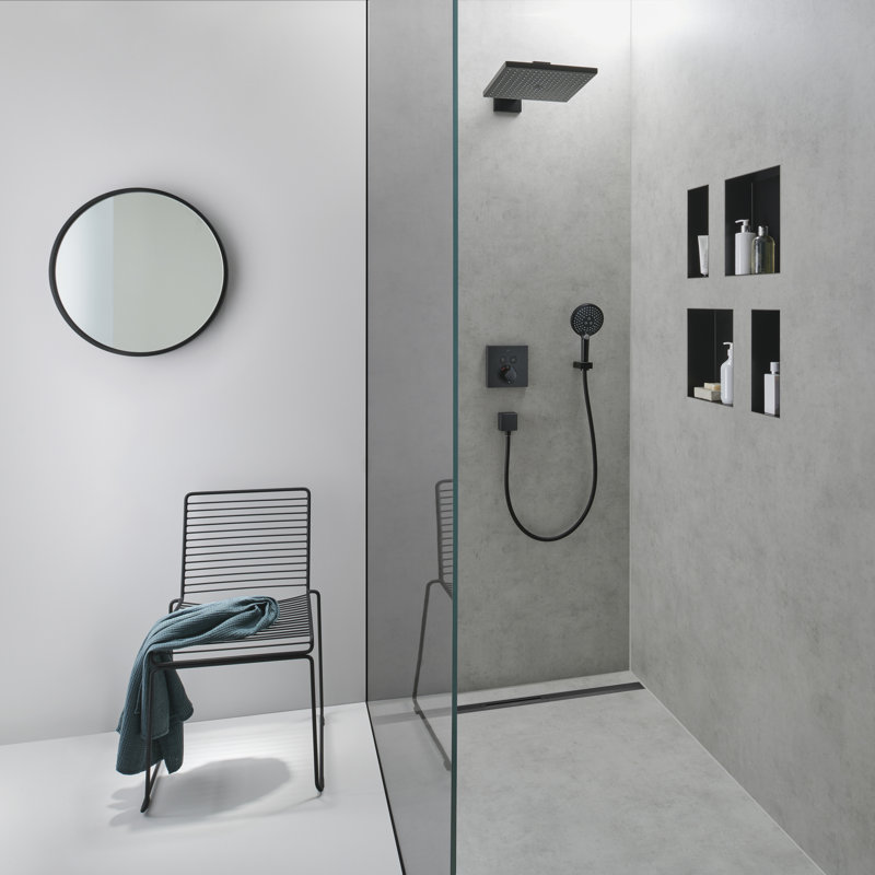 XtraStoris Minimalistic Wall Niche Frameless 12"x 12"x 4", Matte White