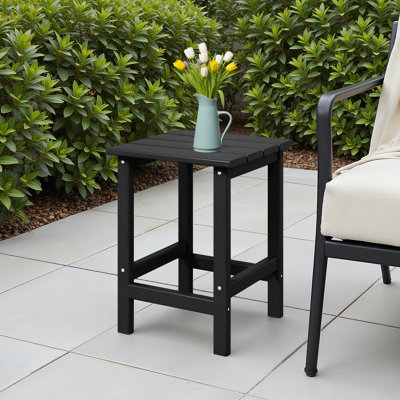 Shavon All Weather Adirondack Outdoor HDPE Side Table