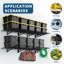 182.9cm W Metal Storage Rack