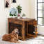 Mobilier pour cage de chien avec dessus rabattable-88147392