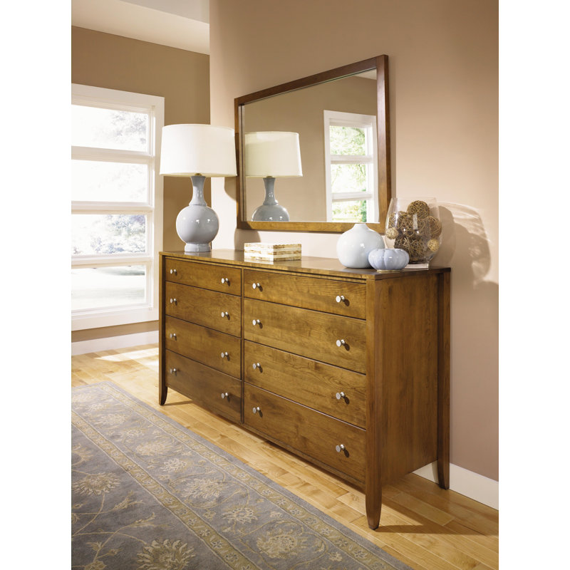 Catalina - Wall Mirror, Conventional, Saddle Cherry