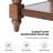 Jeremie 60"W Farmhouse 2-Drawer Solid Wood Base Console Table with Storage Shelf for Entryway Hallway Living Room-2081232614