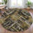 Machine Washable Indoor/Outdoor Xhevrie Coffee Rug-111825366