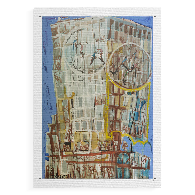 Bandaloo I - Impression sur toile seulement - NON CADRE, H 48 po x l 32 po