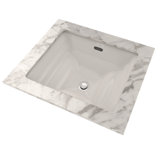 Aimes® Ceramic Rectangular Undermount Bathroom Sink with Overflow
