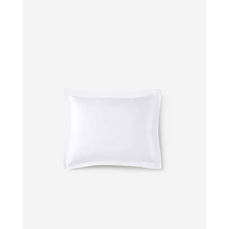 Natural Sham Set, Standard, Clear White