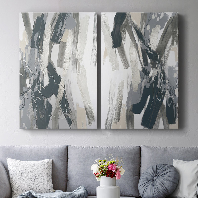 Slate Search I-Premium Gallery Wrapped Canvas -Ready to Hang, 48" H x 32" W