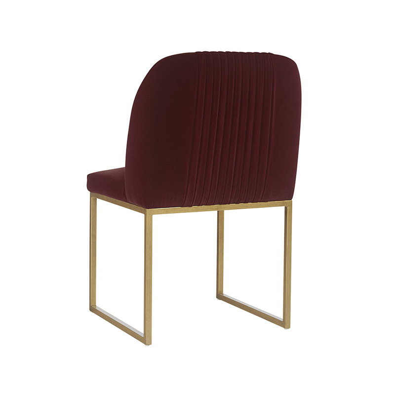 Nevin Upholstered Dining Chair, Merlot