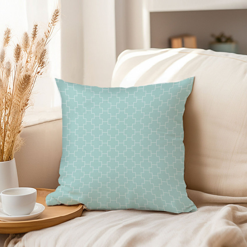 Abstract Mint Pattern IV Patterns Modern, 20"H x 20"W