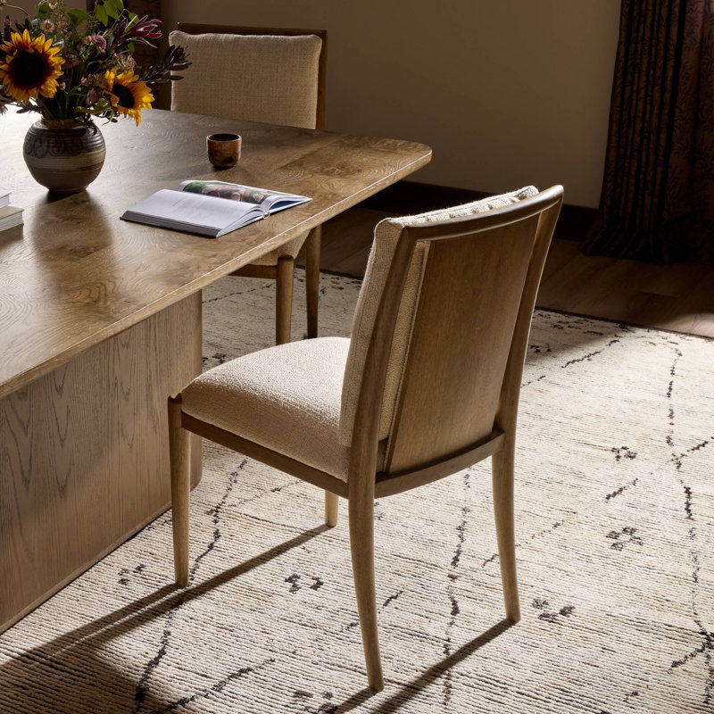 Gallagher Dining Chair-Palermo Cigar, Irving Flax