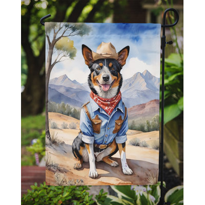 Drapeau Cowboy Welcome Garden