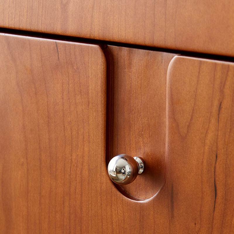 Bibliothèque tournante en bois massif de style européen