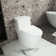 Toilette allongée une pièce 1,28 GPF (siège inclus)