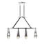 Luminaire suspendu linéaire à 6 lumières pour cuisine Kentlee