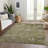 Machine Washable Indoor/Outdoor Chantille ACN1107 Brown Rug-109485098