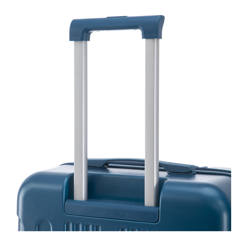 3-Piece Hard Side Luggage Set with Spinner Wheels - 20"/24"/28" ABS Suitcases in Dark Blue