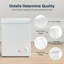 Congélateur compact de 5,0 pi cu, congélateur pour garage avec thermostat réglable à 7 niveaux-117498398