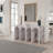 Fritzy Rectangular Console Table In White Engineered Stone