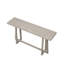 Console de 59,84 po, élégante table d'entrée rectangulaire, console extérieure pour patio, table de hall d'entrée robuste, canapé pour l'entrée, couloir, salon, chambre à coucher et patio, gris