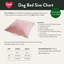  Lit pour chien, velours rose moyen lavable-741957966-741957965