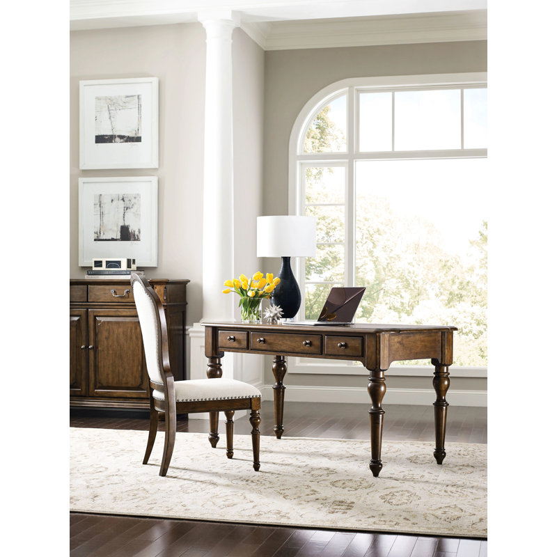Chaise d'appoint rembourrée Skylinn brun / beige