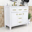 Élégant meuble-lavabo en bois avec lavabo brillant et grand espace de rangement-1896440301