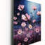 Horloge murale Zinnias Violet Serenade III - Floral-147707642