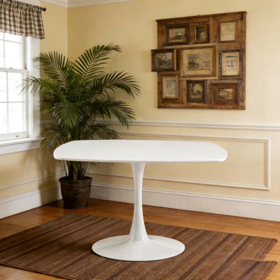42-inch Mid-Century Modern Pedestal Table