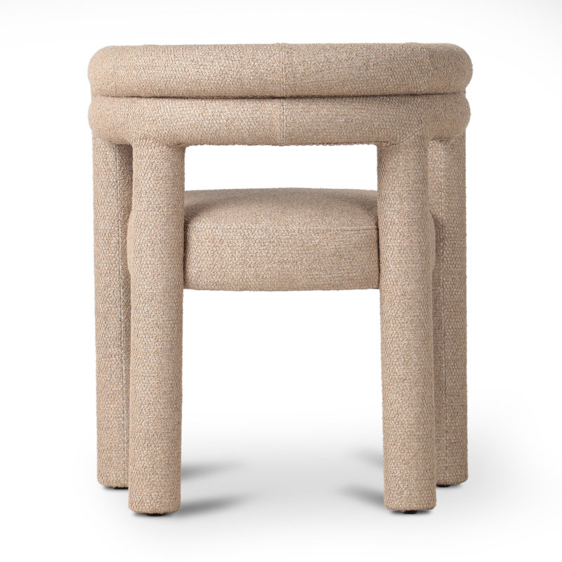 Tacova Dining Chair-Surrey Cocoa, Charter Oatmeal