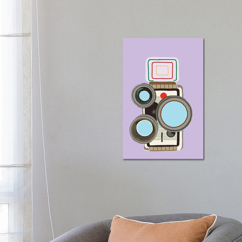 8mm Film Camera by Jaymie Metz - Wrapped Canvas Print, 66.04 cm H x 45.72 cm W x 1.91 cm D