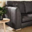 Bablu 4 Seater Faux Leather Corner Sofa -1581981425-1581981422