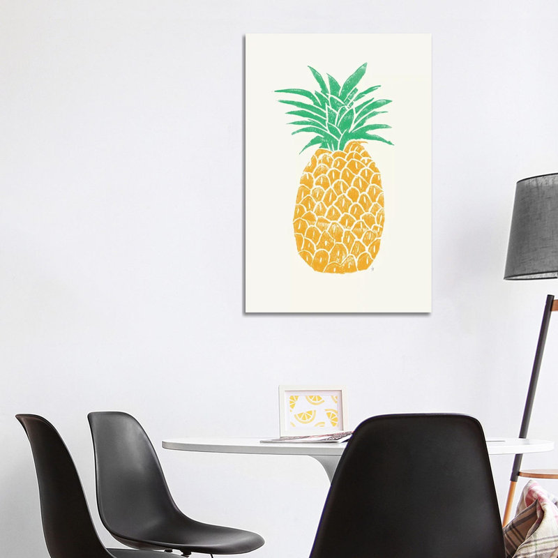 Pineapple 1 Piece Wrapped Canvas Painting, 101.6cm H x 66.04cm W x 1.91cm D