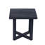 Élégante table d'appoint carrée avec construction durable et rangement spacieux, parfaite pour les salons et les chambres modernes.