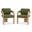 Ensemble de 2 chaises de salle à manger avec dossier coussiné-1004243682-1004243683