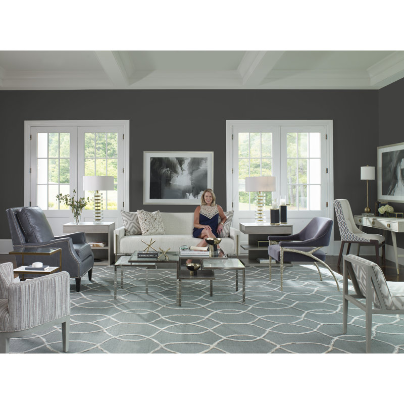 Libby Langdon 25.25" W Armchair, 8789 Bark Polyester