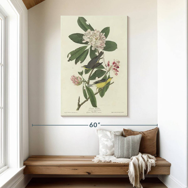 Brampt Canada Warbler, 48" H x 32" W