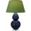 Matte Double Gourd Table Lamp - Ash, Lucite - Bright blue, Gray Shade
