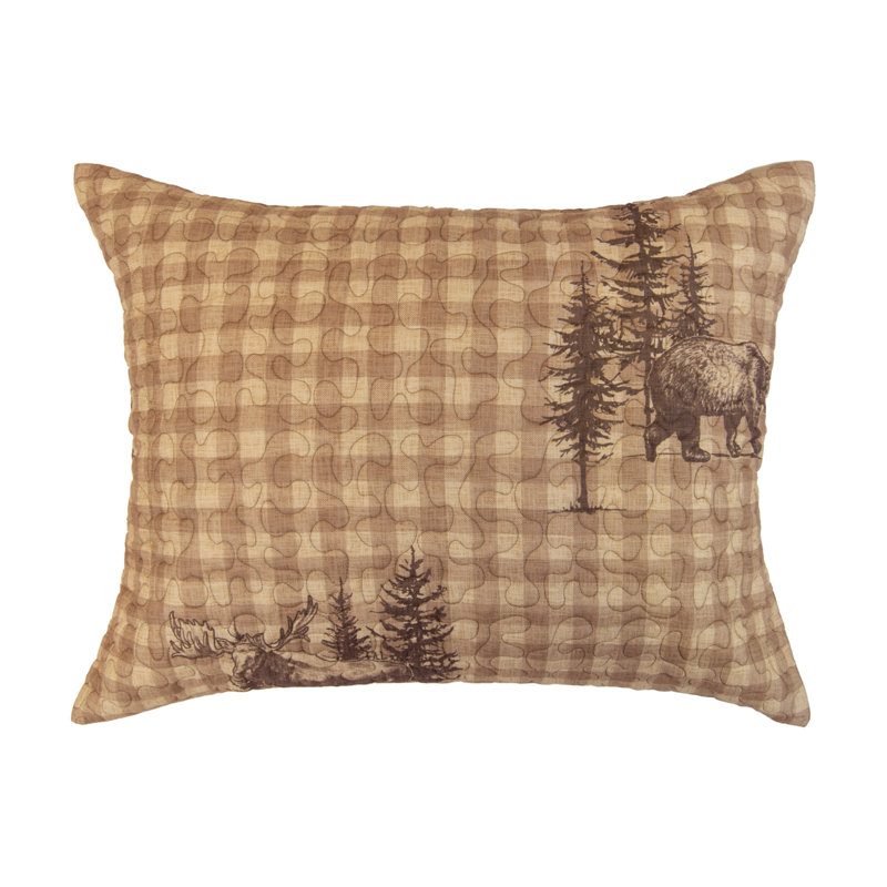 Your Lifestyle by Donna Sharp Spruce Trail 3PC Rustic Queen Quilt Set, Queen Quilt + 2 standard Shams