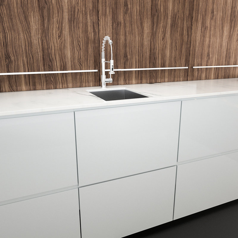 14 Inch Undermount Sink - 14"X18"X9" Undermount Stainless Steel Kitchen Sink 16 Gauge 9 Inch Deep Single Bowl Kitchen Sink Basin