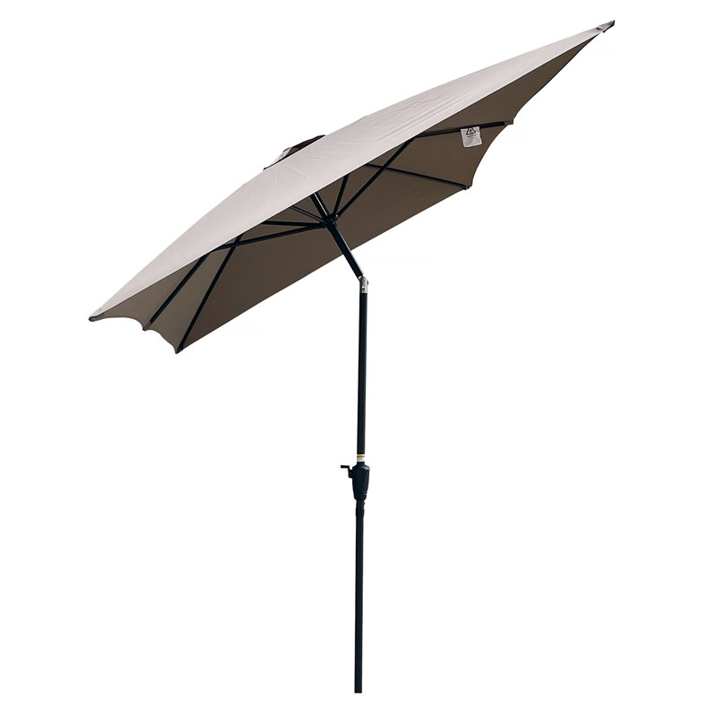 6 X 9Ft Patio Umbrella Outdoor Waterproof Umbrella With Crank And Push Button Tilt Without Flap For Garden Backyard Pool Swimming Pool Market