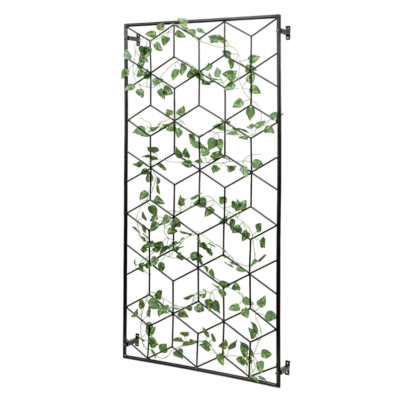 Wall Mounted Geometric Lattice Frame Trellises