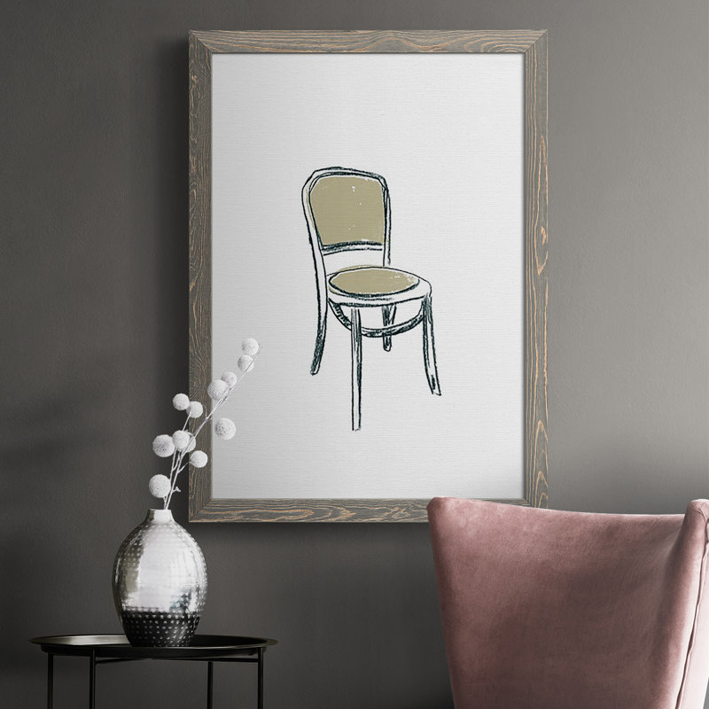 Diniz " Take A Seat XI ", 43.5" H x 31.5" W x 1" D, Gray